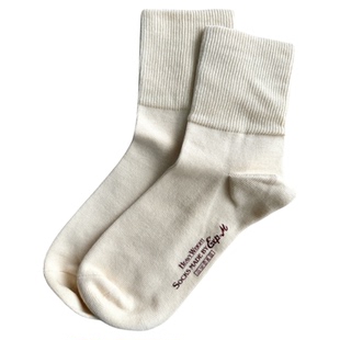柴米美式复古重磅中筒男袜子男女同款精梳棉袜纯色夏季透气白袜