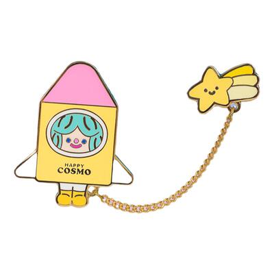 寻找独角兽RiCO宇宙徽章盲盒胸针