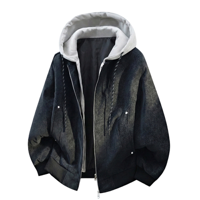 NASA官方美式情侣皮衣夹克外套