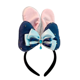 儿童卡通疯狂动物城警官朱迪兔耳朵发箍小女孩防滑不勒头头箍头饰