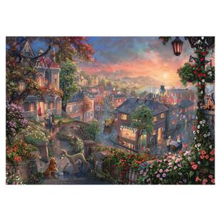 施密特Schmidt德国进口迪士尼拼图59490小姐与流浪汉1000片托马斯