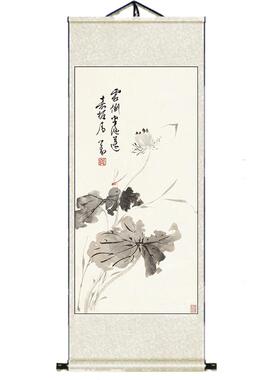 张大千兰花名家卧室景区礼品挂画