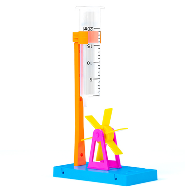 科趣物理DIY新款水轮车科学实验