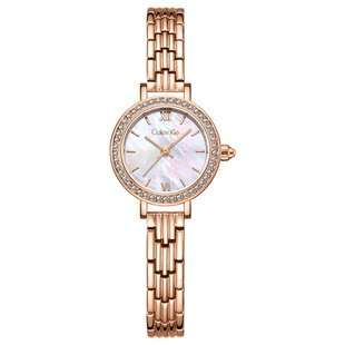 ColevKie瑞士正品手表女款名牌小巧金盘轻奢简约气质2025新款防水