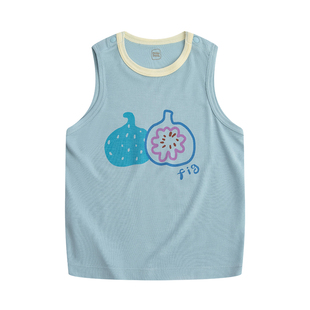 【莫代尔】麦拉贝拉婴儿夏季背心男宝宝轻薄无袖上衣无痕t恤凉快