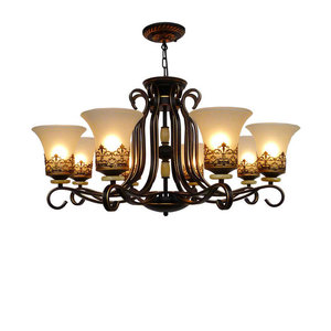 欧式吊灯客厅别墅门店大厅灯饰奢华大气个性创意简约美式复古灯具