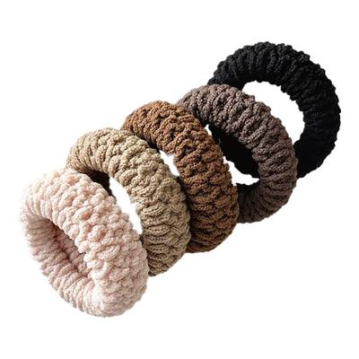 发饰韩版高马尾发绳加粗加厚高弹力头绳女高弹力扎头皮筋发圈头饰