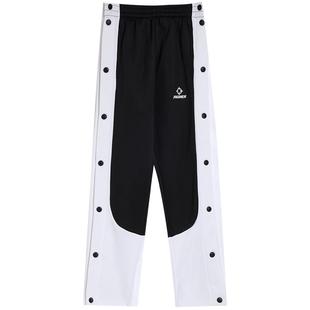 准者儿童篮球排扣裤全开秒脱训练运动裤加绒保暖阔腿宽松学生卫裤