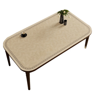 高级感客厅餐桌垫2026新款法式防水免洗可擦茶几桌布台面保护垫子