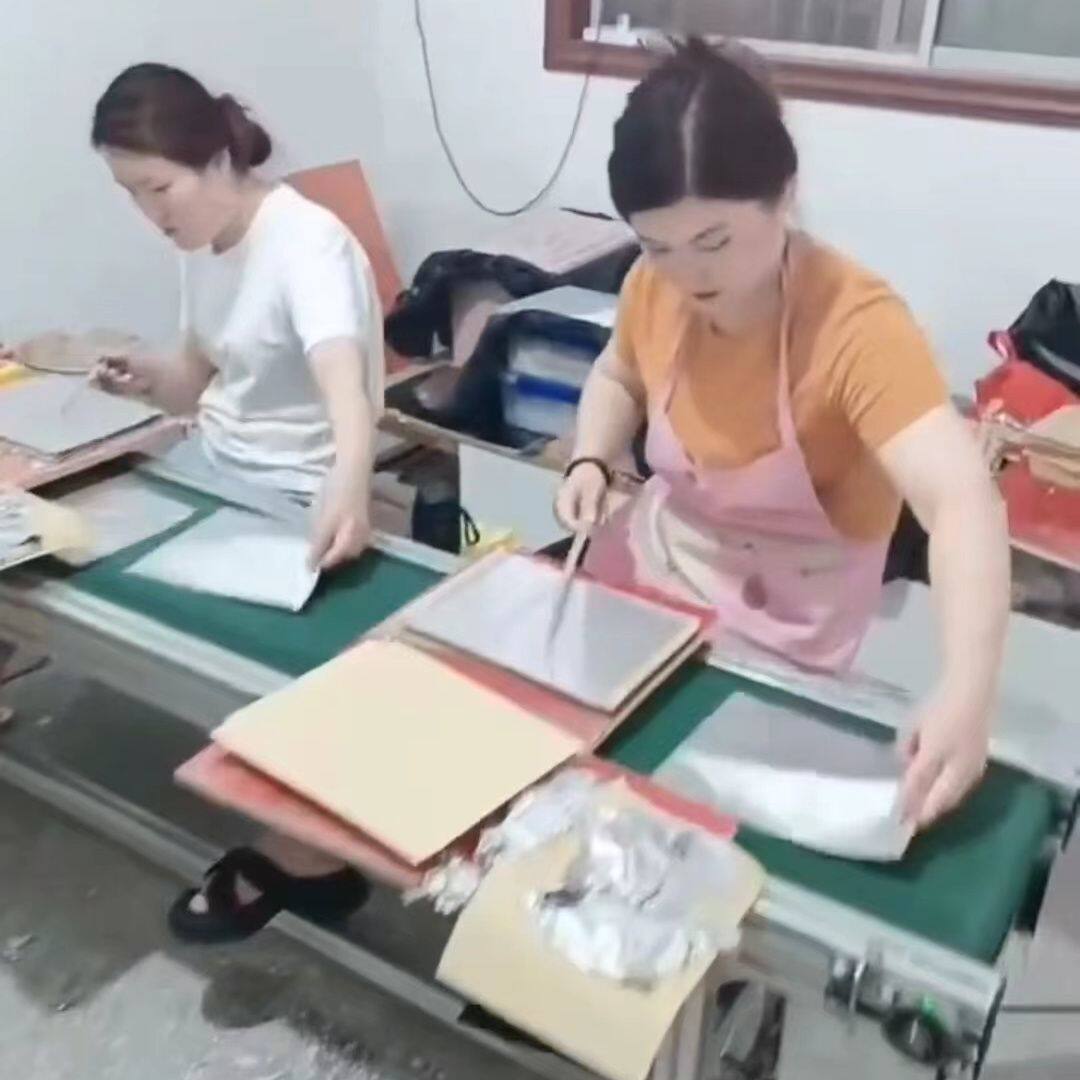 新款压纸机锡箔纸磨纸机器全自动磨锡纸机锡箔加工机输送带传送带