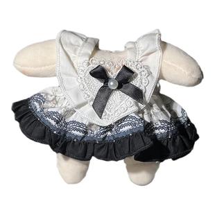 棉花娃娃衣服秋冬娃衣20cm玩偶公仔圣诞过年服装送头饰配件着替