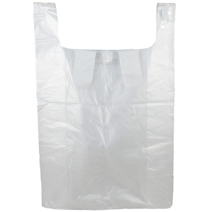 白色大号塑料袋批发服装打包袋搬家透明袋手提袋背心袋加厚马甲袋