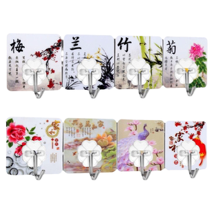 挂墙挂钩强力无痕挂钩贴厨房浴室粘钩免打孔墙面挂钩便捷衣帽挂钩