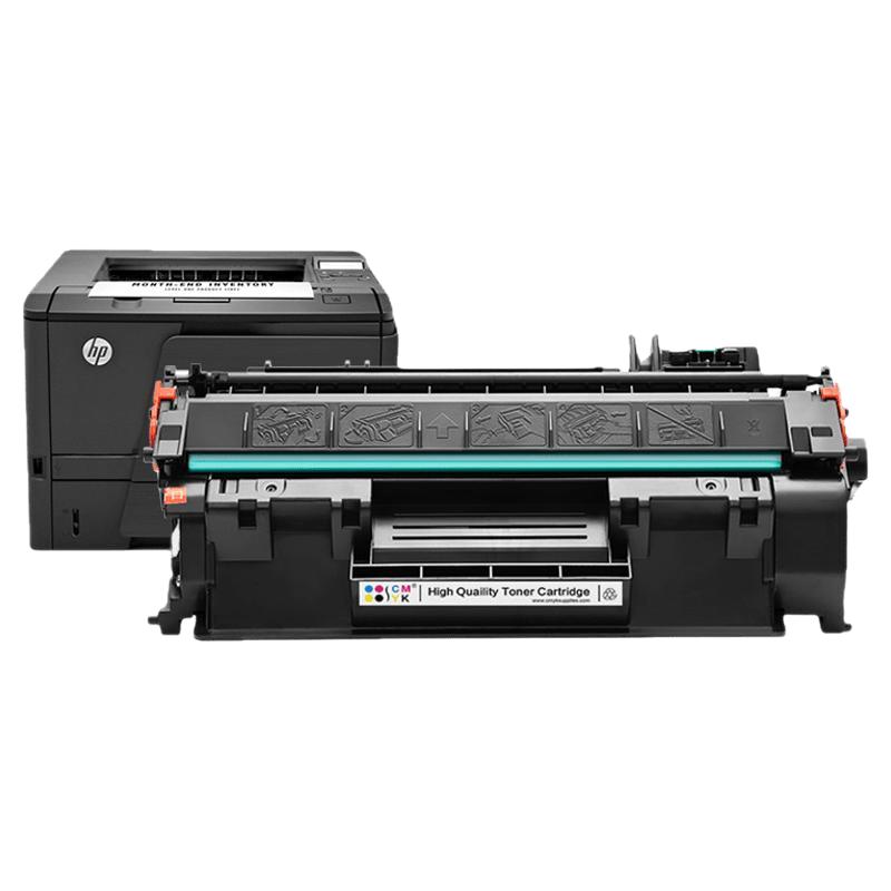 适用惠普M401d硒鼓P2055d m401n 401dne 425dn/dw CF280A粉盒HP400墨盒P2035 2055dn/x CE505A激光打印机CMYK