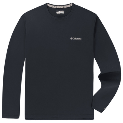 哥伦比亚男吸湿速干运动长袖T恤