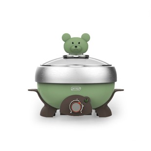 德国昂特-ERNTE小绿锅小熊电煮锅多功能一人食电火锅单双人小电锅