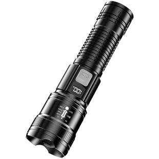 手电筒强光可充电式户外超亮远射小型迷你便携家用耐用氙气led灯