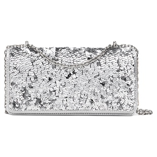 [新年礼物]CHARLES&KEITH25冬CK6-10680924-A亮片链条斜挎小方包