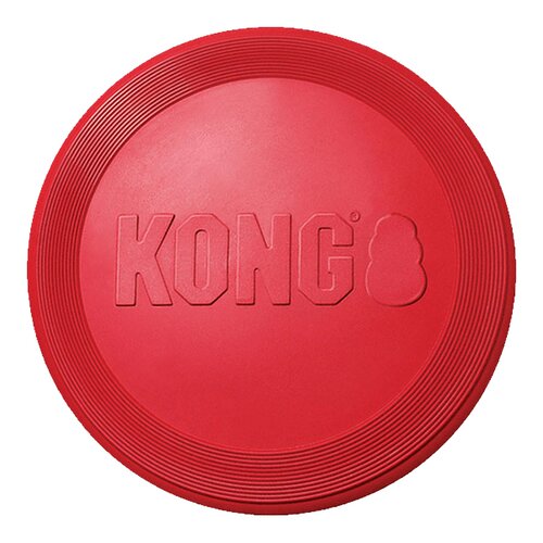 KONG狗狗飞盘耐咬磨牙解闷小型犬宠物户外训练边牧专用飞碟玩具