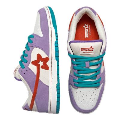 RIPSTAR淡紫色潮流休闲板鞋