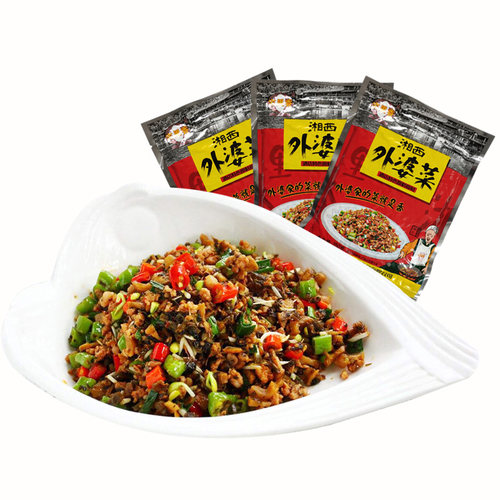 湖南特产农家正宗湘西外婆菜3包袋装腌菜萝卜干菜下饭菜饭店专用