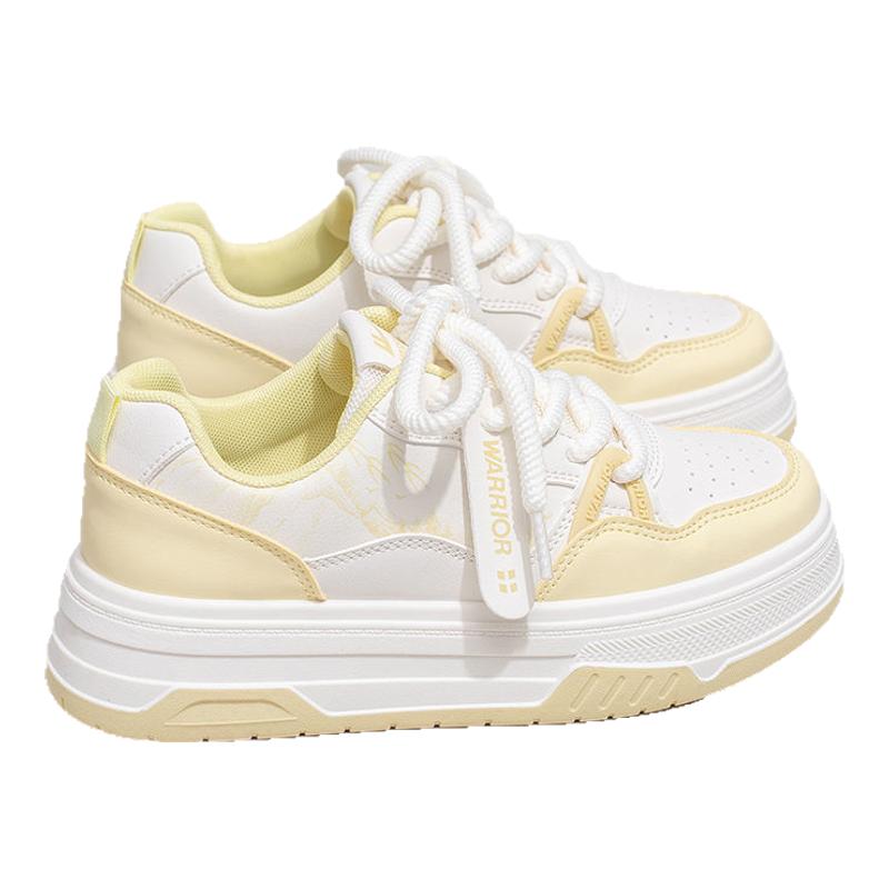 回力小白鞋女2025夏季新款厚底增高休闲板鞋学生百搭软底面包鞋女