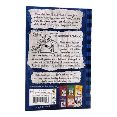 进口英文原版正版 Diary of a Kid 2小屁孩日记第二本 Rodrick Rules 罗德里克法则Jeff Kinney英语儿童漫画小学生文学作品