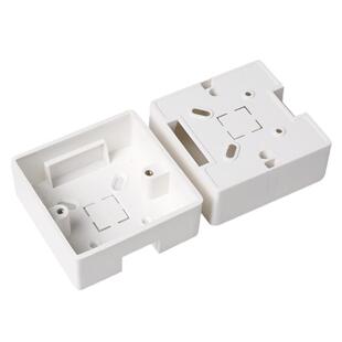 86型底盒明装三联明盒pvc阻燃接线盒明线开关盒墙壁插座盒子包邮