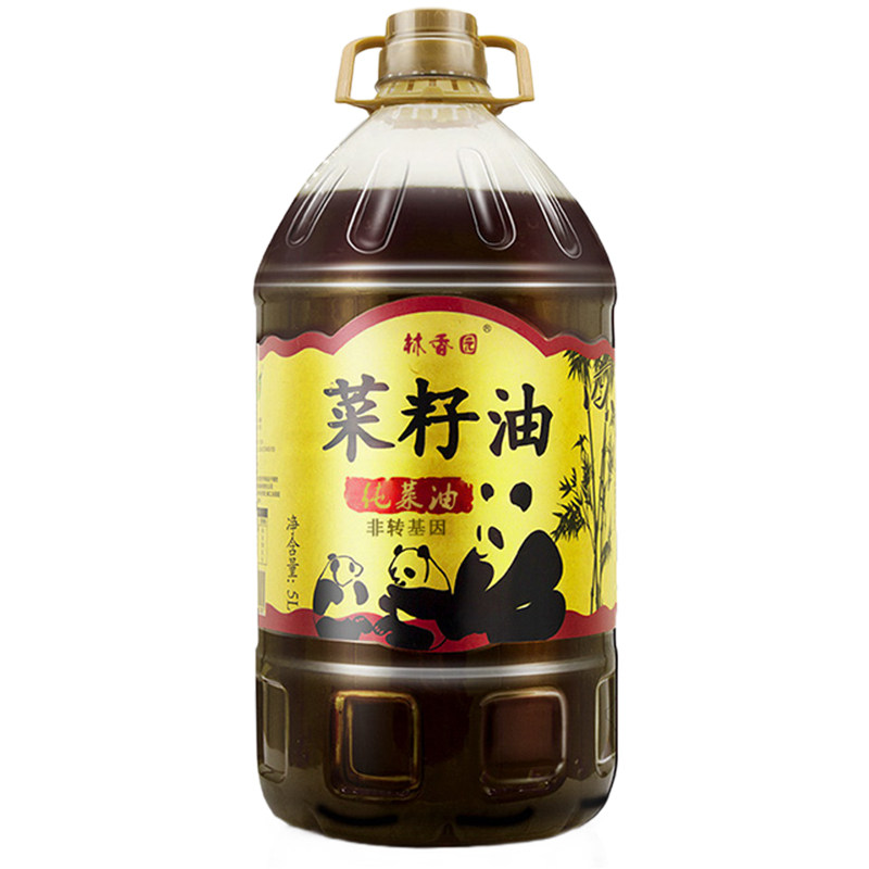 菜籽油物理压榨食用油桶装商用5l