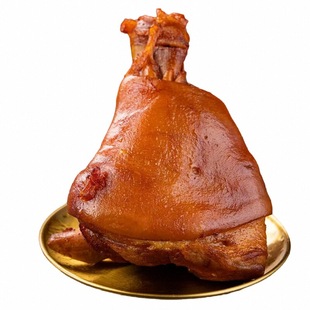 诸城正宗卤味猪蹄膀熟食山东特产五香熏烤大肘子肉真空即食下酒菜