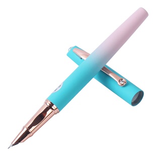 正品依人暗尖金属学生练字书写财务两用墨囊吸墨特细小尖钢笔0.38