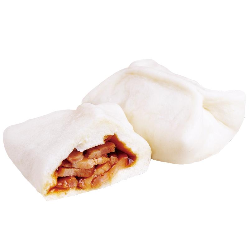信华食品叉烧包70gx6个蜜汁港式早茶工字四方包早餐包子肉包