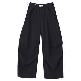 ACMEAURA伞兵裤女弯刀裤2025新款今年流行爆款速干裤宽松阔腿裤