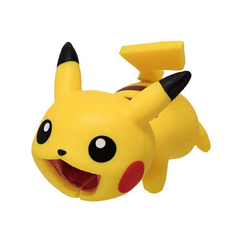 现货 CABLE BITE Pokemon 宝可梦 皮卡丘伊布接口保护夹 日版正品