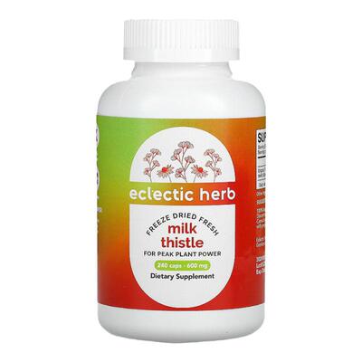 香港直发Eclectic Institute水飞蓟胶囊新鲜补充剂加强吸收240粒