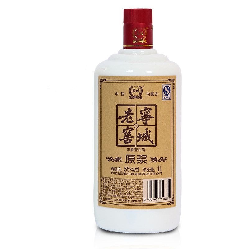 宁城老窖大原浆1l*6瓶纯粮食酒