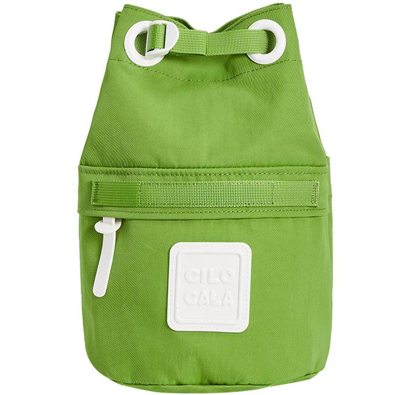 【自营】CILOCALA日本帆布尼龙水桶包女抽绳斜挎单肩包女包斜挎包