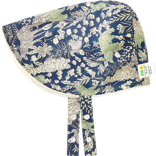 伊米伦新生婴儿帽子可爱包脸帽法式内里加绒冬季小月龄外出保暖帽