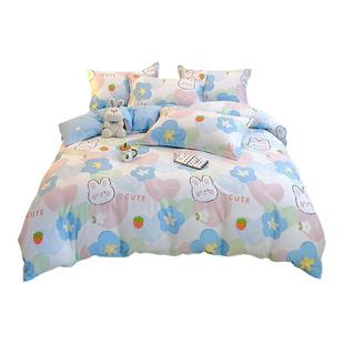 加厚全棉被套单件100纯棉被罩150x200学生单人被子套被单200x230