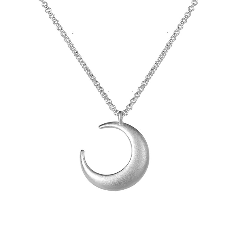 宇宙记号「moon」S925银项链