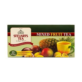 STEUARTSTEA锡尔德斯里兰卡锡兰红茶混合水果茶包柠檬百香果菠萝