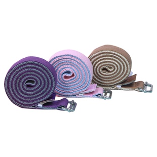 专业瑜伽伸展带拉筋绳艾扬格瑜珈带子防驼背绑开肩辅助工具无弹力