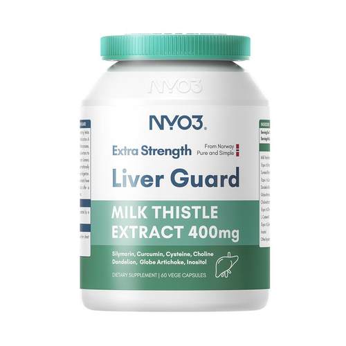 NYO3挪威肝脏片呵护进口140倍奶蓟草小绿盾水飞蓟素加班熬夜应酬