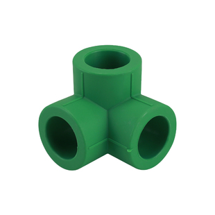 PPR墙角直角1寸6分4分三通四通十字立体异面20/25/32PPR等径接头