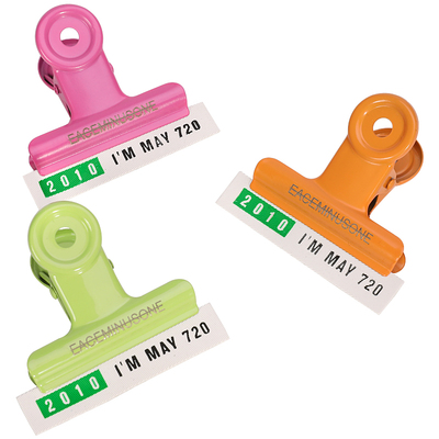 跑男权志龙同款荧光绿饰品小夹子夹衣服装饰胸针2025年新款潮配饰