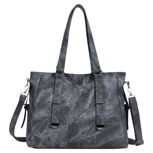 YUEN小众时髦复古单肩斜挎腋下大容量手提托特挎包男女日系通勤潮