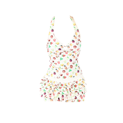 【假面猫】夏日水果分体泳衣女