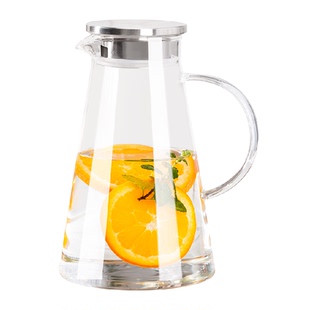 包邮家用耐高温1.8L冷水壶大容量冰箱玻璃凉水壶冷泡壶茶壶凉水瓶