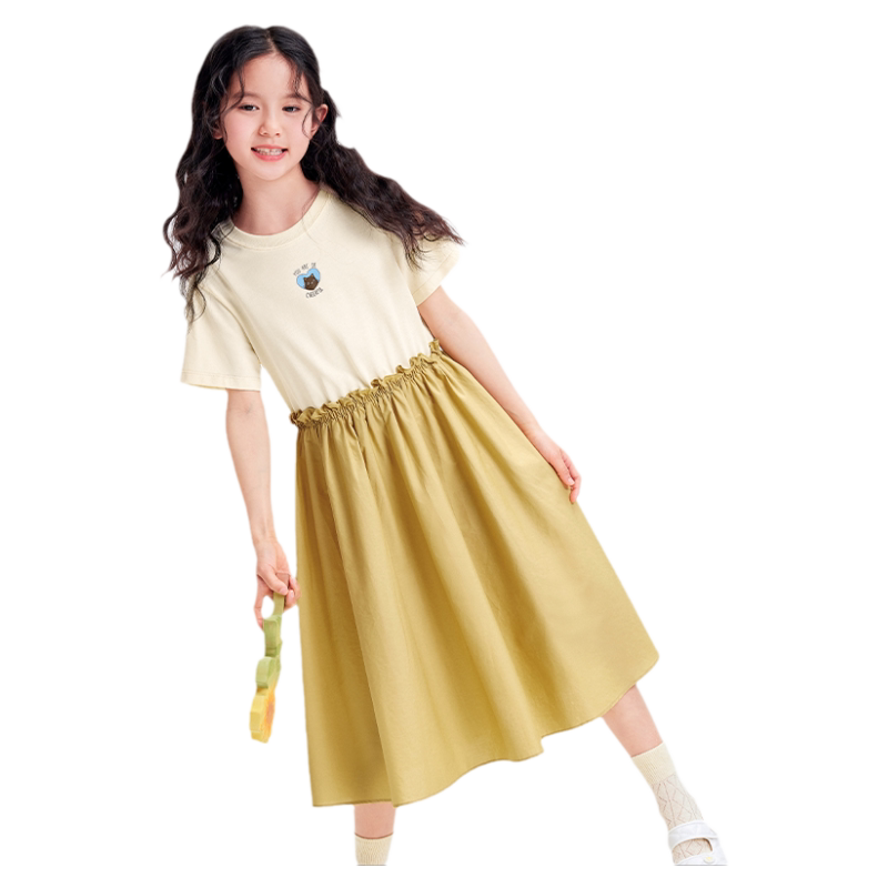 巴拉巴拉女童连衣裙短袖公主裙夏