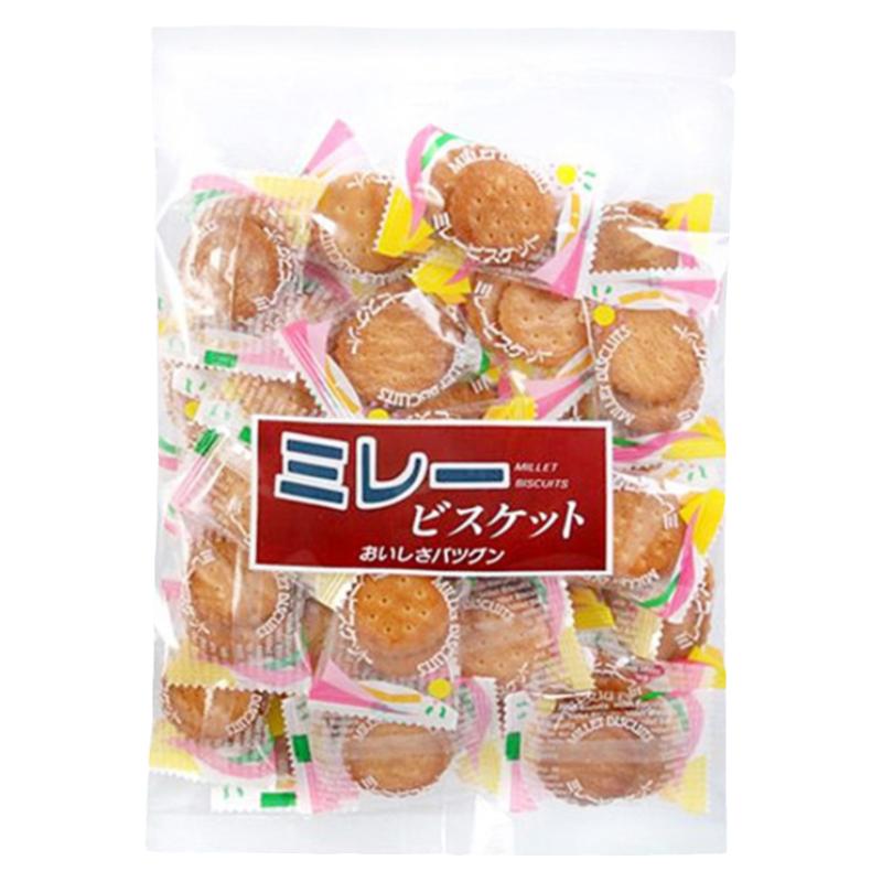 日本進(jìn)口小零食品平野美樂園米勒小圓餅名古屋特產(chǎn)咸味小餅干酥脆